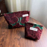 Ретро трехмерная ткань, портативная косметичка, сумка-органайзер для ухода за кожей, бумажник, гигиеническая прокладка, вкладыш