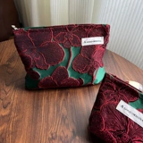 Ретро трехмерная ткань, портативная косметичка, сумка-органайзер для ухода за кожей, бумажник, гигиеническая прокладка, вкладыш