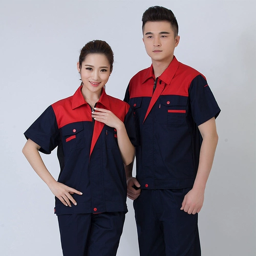 Летний тонкий износостойкий комбинезон подходит для мужчин и женщин, короткий рукав, делается под заказ