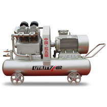 Red Five Rings Mine Machine 2V4 0 5 Piston Style Air Compressor with 22KW Electric Motor 6 Extreme road to beat the wind pick