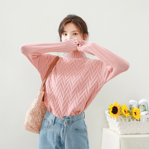 Трикотажный осенний демисезонный весенний базовый свитер, коллекция 2023