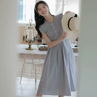 Весеннее платье, ретро длинная юбка, коллекция 2023, французский стиль, подходит для подростков