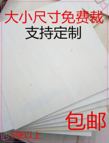 Three plywood 5mm(30x30cm) wood carving pulp painting material Science Board