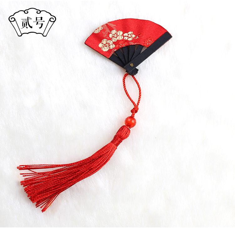 Cổ trang phục mới cổ 6 điểm 30 cm búp bê nhỏ fan doll với gấp phụ kiện quạt chụp đạo cụ có thể không được gấp lại búp bê nấu ăn