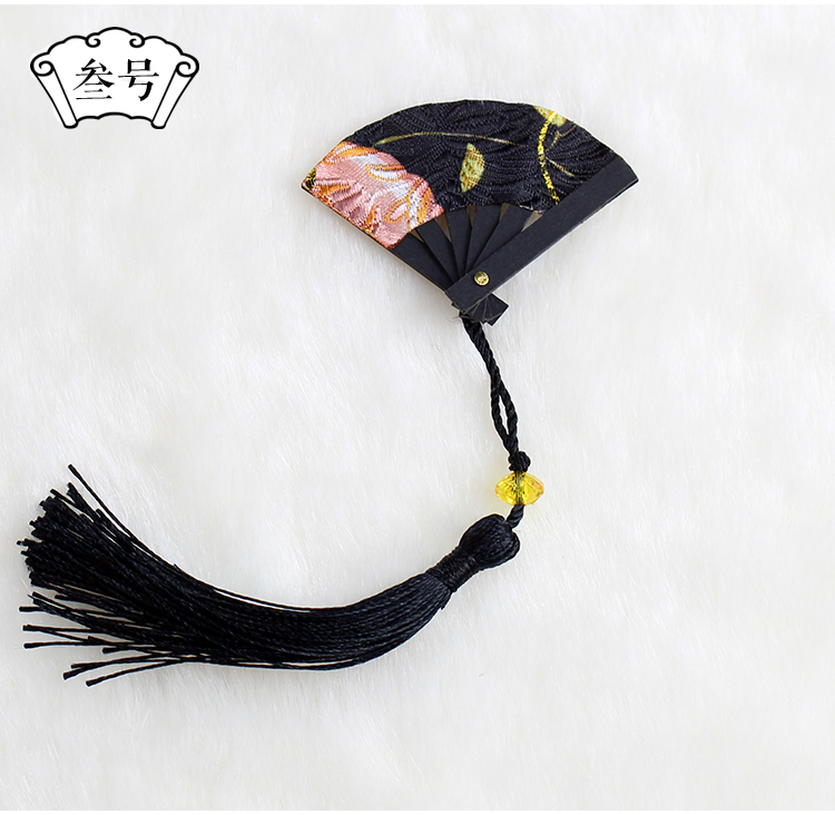 Cổ trang phục mới cổ 6 điểm 30 cm búp bê nhỏ fan doll với gấp phụ kiện quạt chụp đạo cụ có thể không được gấp lại búp bê nấu ăn