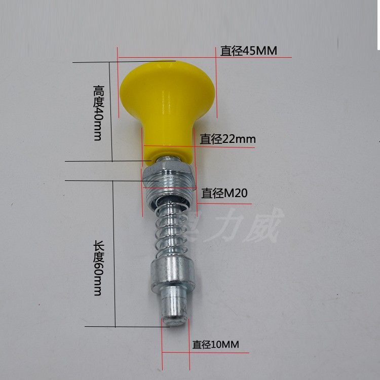 Fitness equipment accessories large full self-locking latch adjustment pull pin pull pin bolt