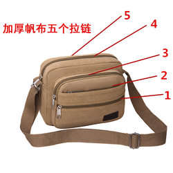 Men's bags for money, do business wallet, shoulder bag, packet bag tool bag canvas shoulder bag casual bag cash bag