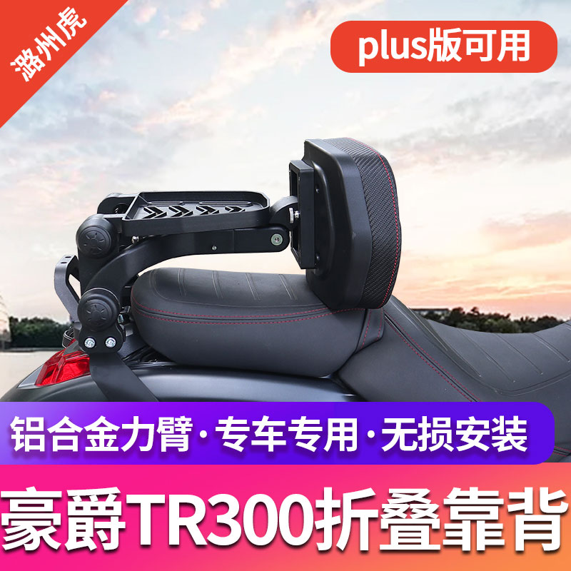 Haojue TR300折りたたみ式バックレストプラスバージョン改造パーツ棚アーバンバージョン旅行バージョン伸縮式バックレストに適しています