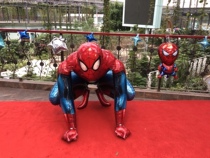 3D Spiderman Batman Ice Princess Mermaid Aluminum Balloon Childrens Birthday Party
