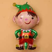 New Christmas Elf Aluminum Balloon Merry Christmas Balloon Arrangement American Imported Aluminum Foil Balloons