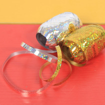 Birthday party wedding arrangement decoration balloon laser ribbon tied balloon rope a pack of 6 rolls 10 meters each