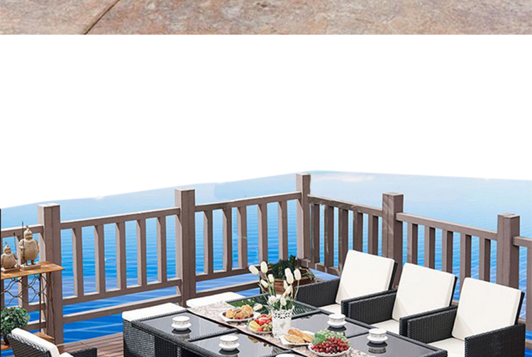 Bàn ghế ban công Wicker ghế cà phê bộ năm bàn ngoài trời mây bàn ghế ngoài trời đồ nội thất giải trí patio - Bàn ghế ngoài trời / sân bàn ghế ban công nhỏ