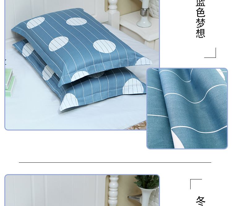 Vỏ gối bằng vải cotton Bộ lõi gối Bộ vỏ gối bằng vải bông 48 * 74 gối tựa sofa
