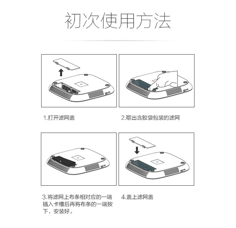 máy lọc không khí ion sharp Máy lọc không khí ô tô thông minh Haier HY-A828 loại bỏ mùi xe ngoài formaldehyd cấu tạo máy lọc không khí