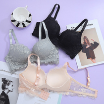 Underwear women gather without steel ring thin lace sexy small chest students high school girls receiving breast anti-sagging bra