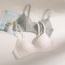 Underwear womens small breasts gather without steel ring lace No marks for young girls to receive sub-breasted ultra-thin and small bra women