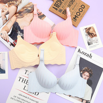 Lingerie womens thin collection of auxiliary milk anti-sagging small chest students high school girls sexy seamless non-steel bra bra