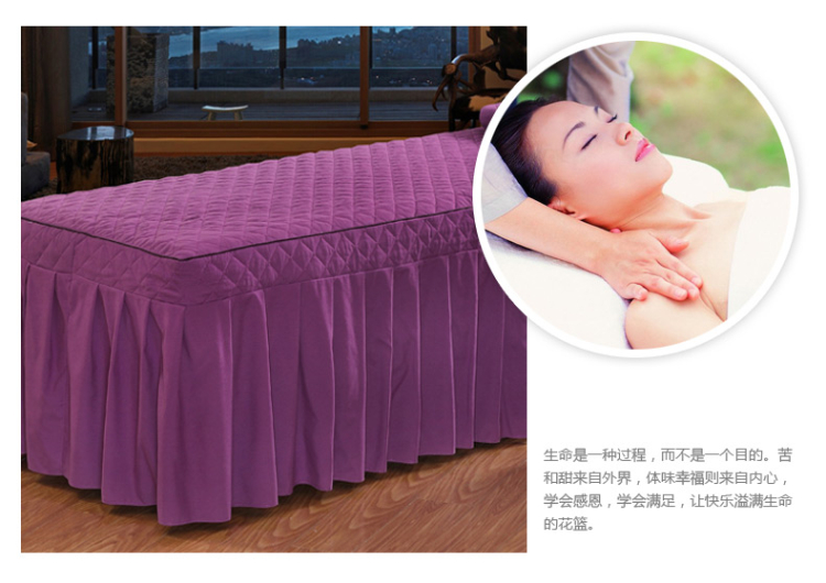 Vẻ đẹp mới trải giường bốn bộ cao cấp giường cơ thể massage massage giường beauty salon SPA sức khỏe trải giường cotton