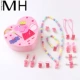 Mũ trẻ em bé gái kẹp tóc hello kitty công chúa vòng cổ vòng tay nhẫn công chúa dễ thương bộ trang sức - Nhẫn