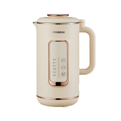 韩国HYUNDAI豆浆机1一2人食迷你家用小型破壁机全自动免煮免过滤