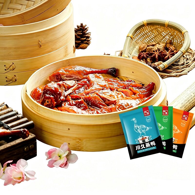 【重庆特产】川久蒸鸭整只风干腌制手撕酱板鸭烤鸭卤鸭藤椒香辣鸭