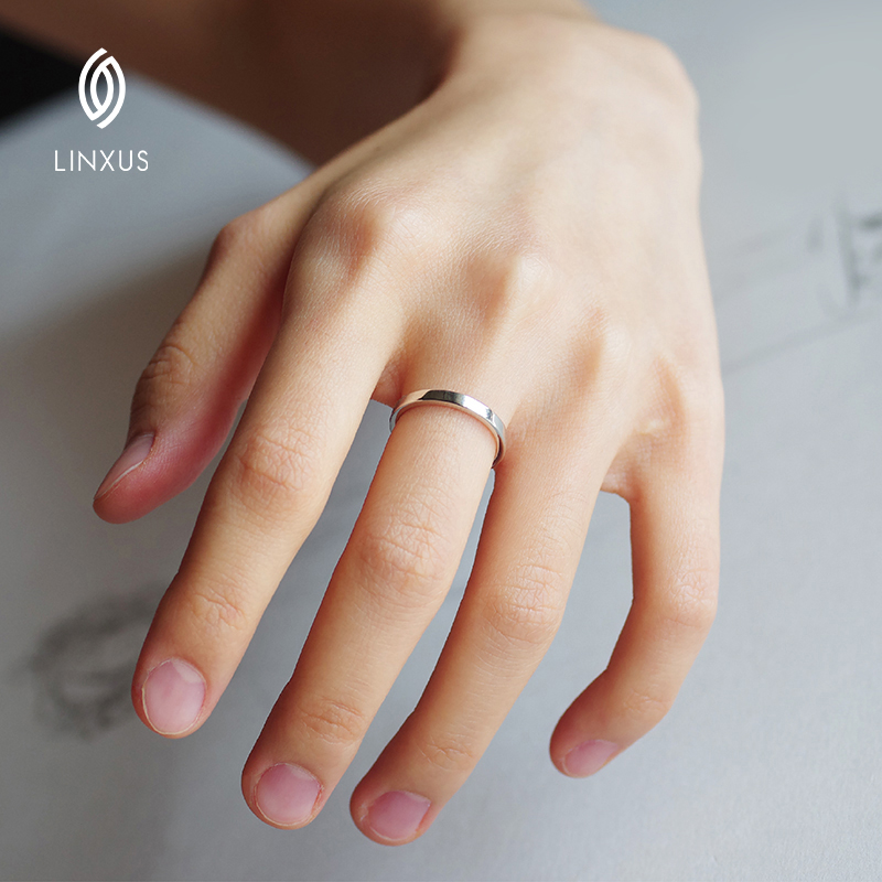 Bague mixte LINXUS en Argenterie - Ref 3089314 Image 4
