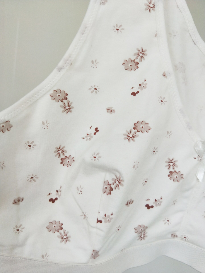 Mùa hè trung niên và người già vest mỏng cộng với chất béo cỡ lớn Lycra cotton bra bra bra mẹ thêm bra lớn áo ngực cho con bú