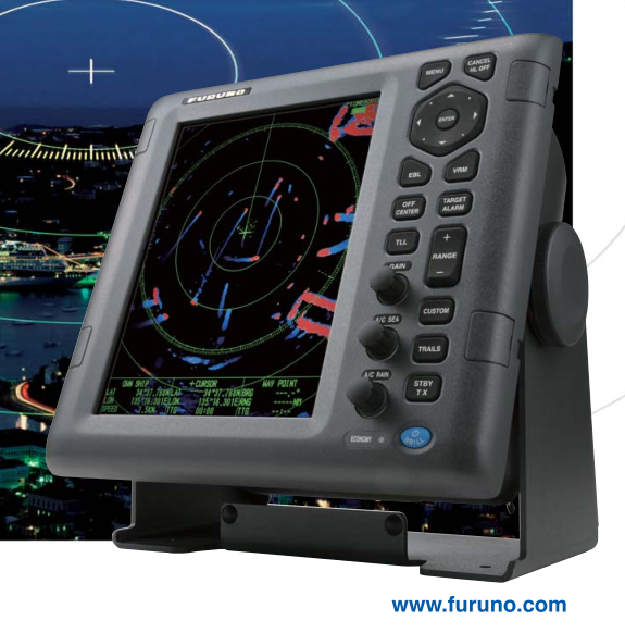 FURUNO MODEL1835 36NM 4KW Japan original Furuno color marine radar