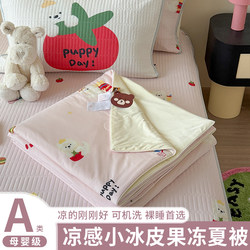 Class a Cool Ice-Silk Summer Quilt, Air-Conditioned Quilt Core, Machine Washable, 2026 New Model, Thin Summer Quilt for Student Dormitories 3
