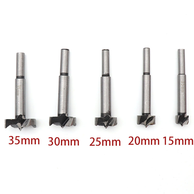 5pc chế biến gỗ lỗ khoan khoan bit đặc biệt giá thấp xuất khẩu gỗ lưỡi phẳng cánh khoan lỗ khoan bản lề - Dụng cụ cắt