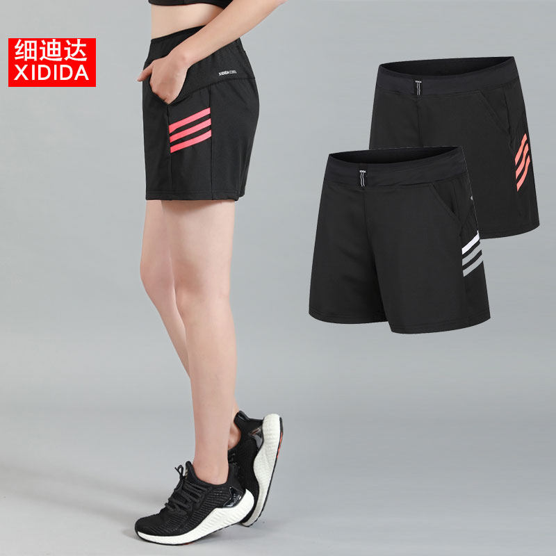 New sports shorts women's summer quick-drying breathable running fitness yoga training large size high waist three-point hot pants