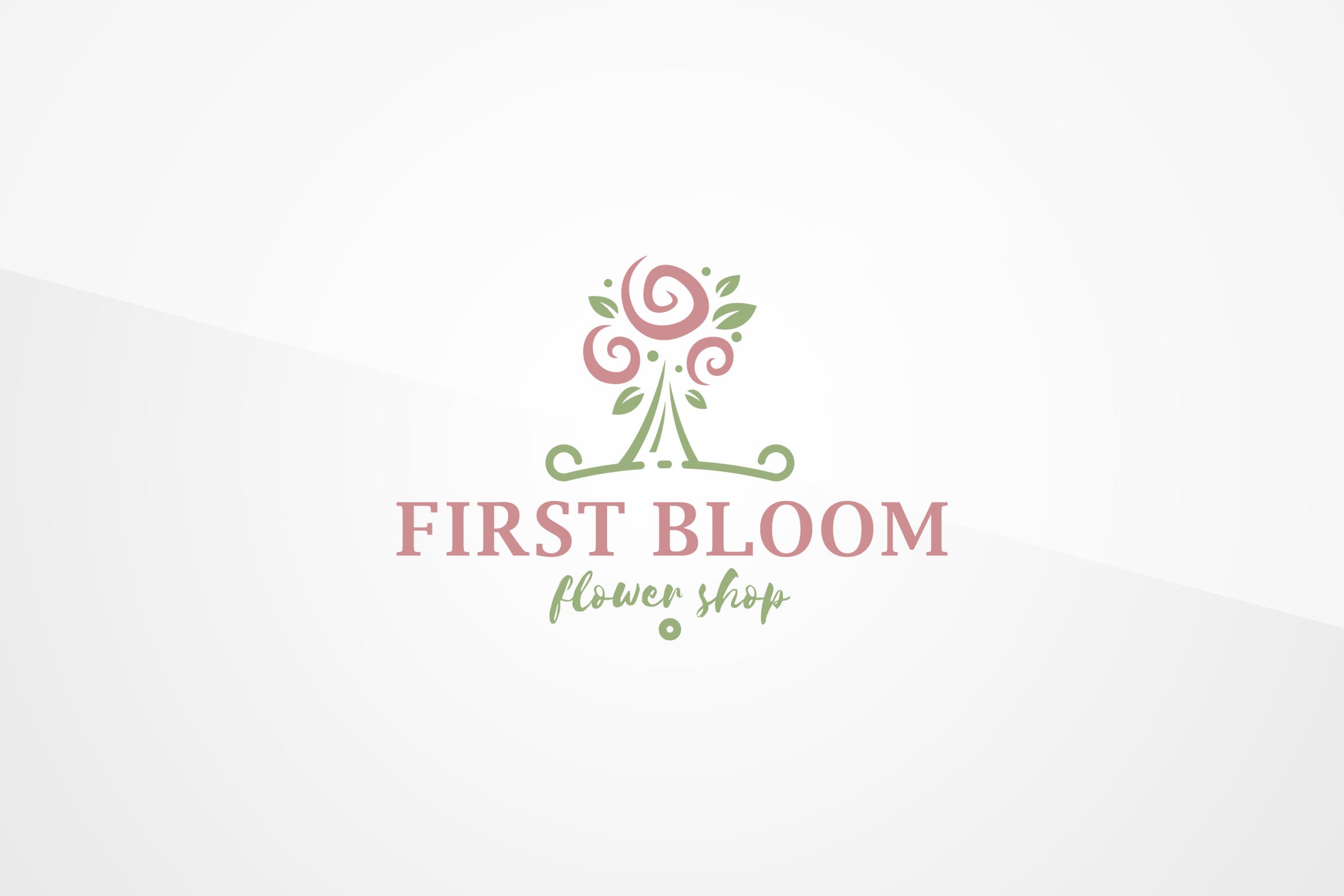 花店Logo店铺招牌设计模板 Flower Shop Logo Template