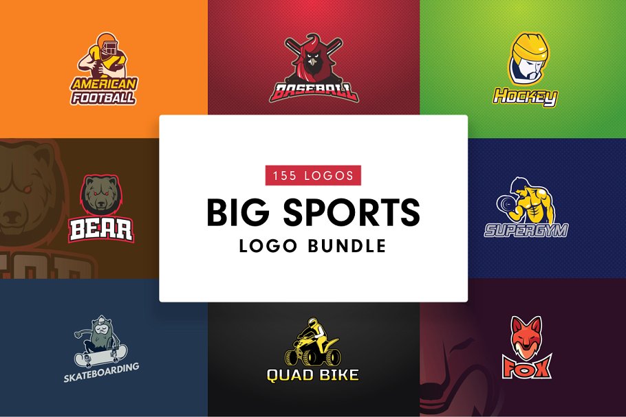 体育运动主题Logo模板合集 Sport Logo Bundle