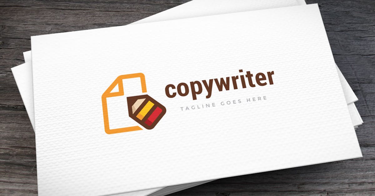 文案撰稿人Logo设计模板 Copywriter Logo Template