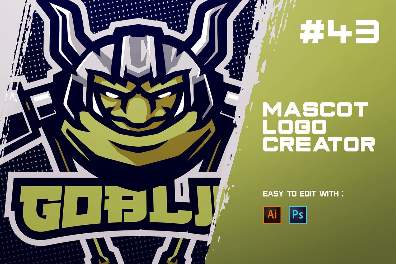 哥布林电子竞技Logo设计模板 GOBLIN – E-Sports Logo Creator