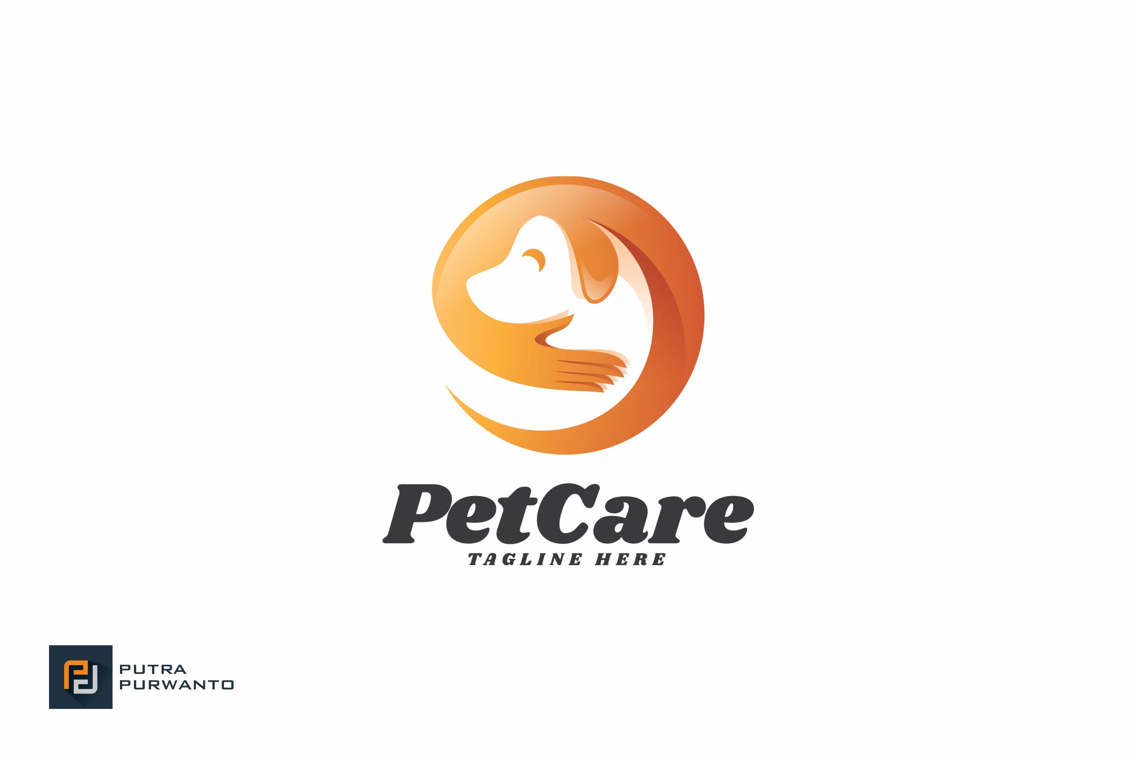 宠物看护服务Logo设计模板 Pet Care – Logo Template