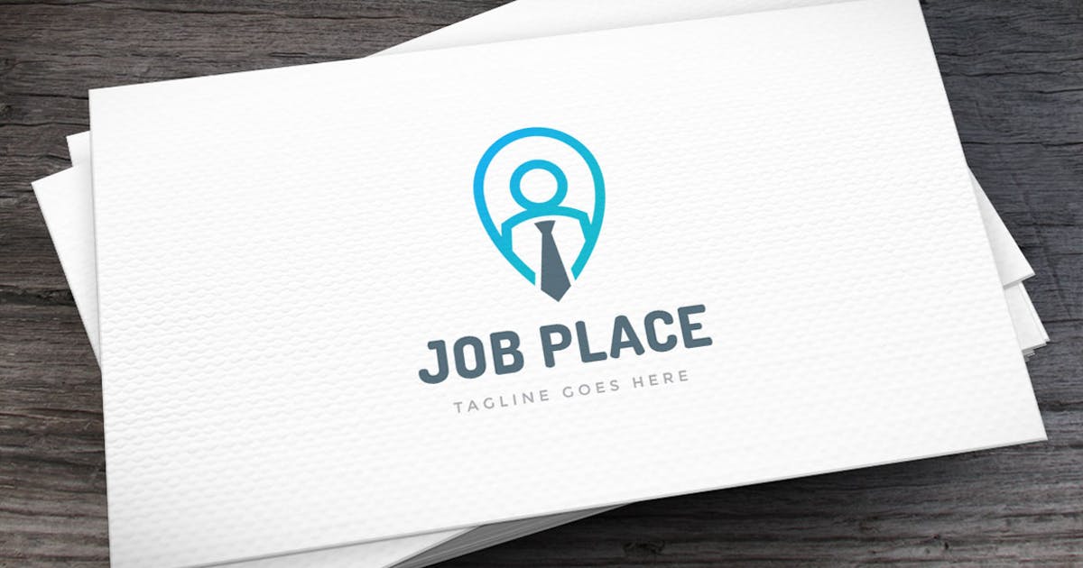 工作地点企业Logo设计模板 Job Place Logo Template