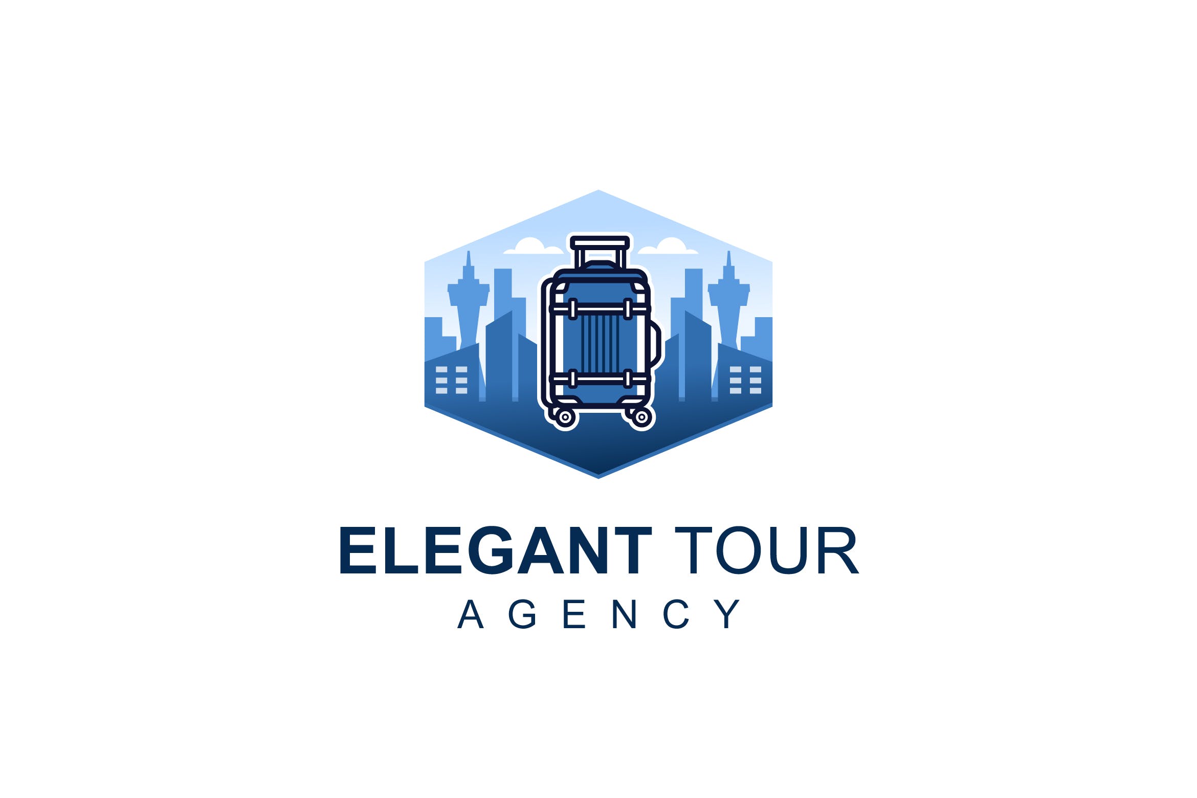 旅游旅行品牌Logo设计模板 Elegant Tour Logo Template