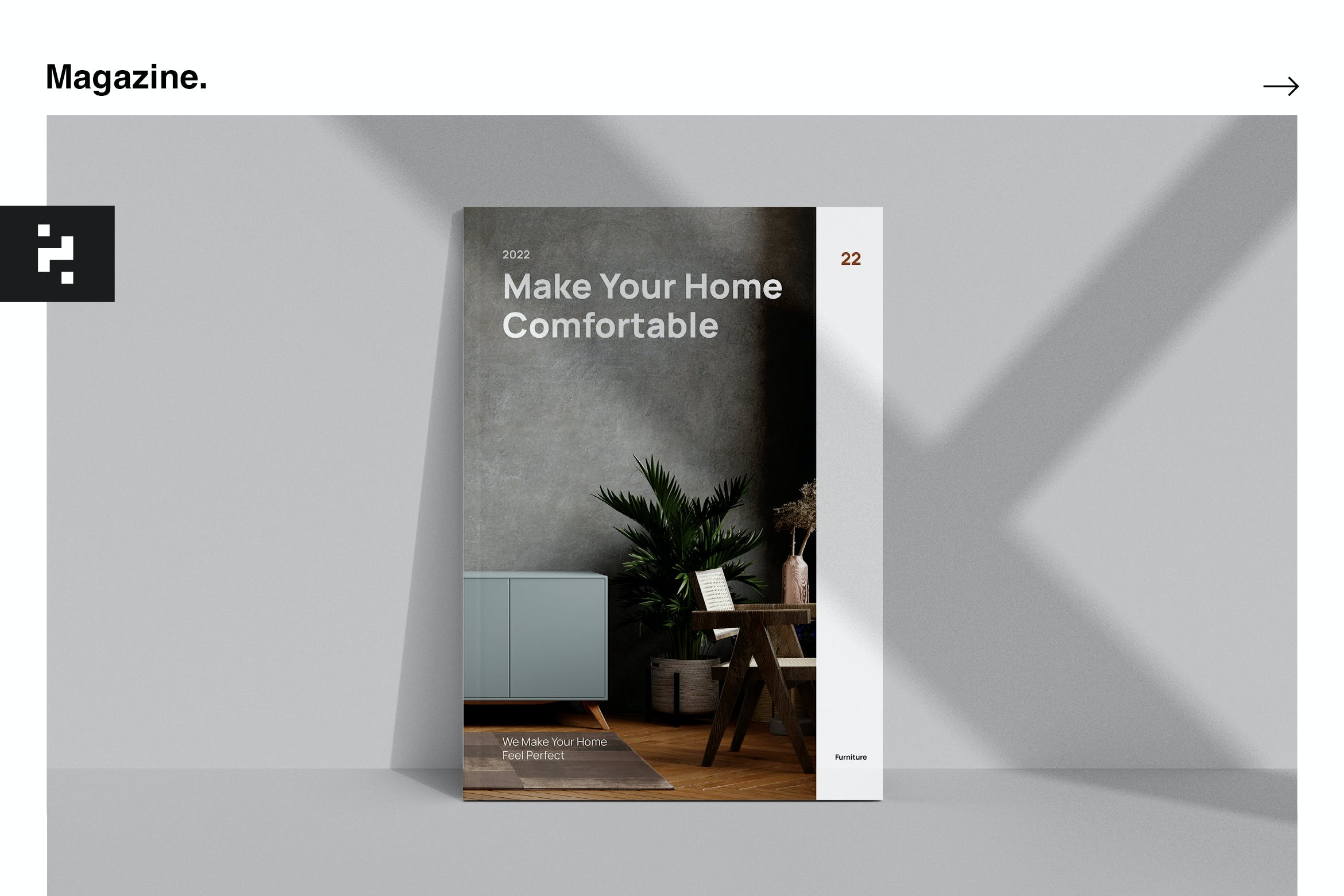 A4家具目录杂志模板 A4 Furniture Catalog Magazine Template