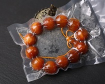 Natural Amber Wood Bracelet 20mm Single Circle Bracelet
