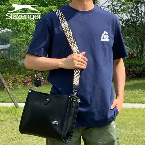 Мужской слайм, вместительная и большая модная сумка на одно плечо подходит для мужчин и женщин