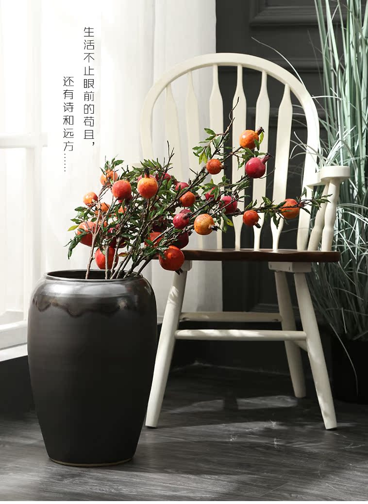 Jingdezhen ceramic furnishing articles contracted and I sitting room of large vase decoration to the hotel villa flower arranging dried flower porcelain