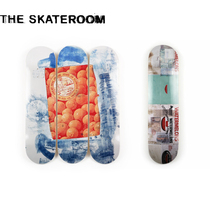 Belgium the skateooom Popolu orange watermelon skateboard Robert Rauschenberg