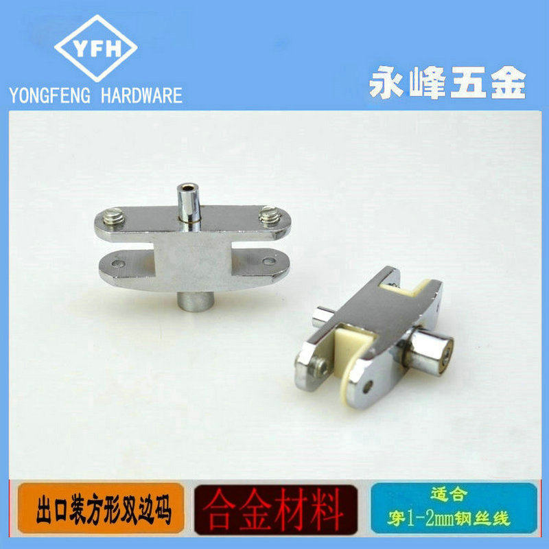 New popular square double-sided glass hanging code cool hanger billboard lighting hook clip hanging painting wire rope hanging accessories