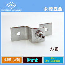 Yongfeng manufacturers supply copper bow glass chandelier billboard lighting steel wire rope cool clothes hanging accessories