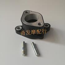Motorcycle CG125 CG150 flat mouth carburetor connector QJ125 150 Rubber connector intake connector