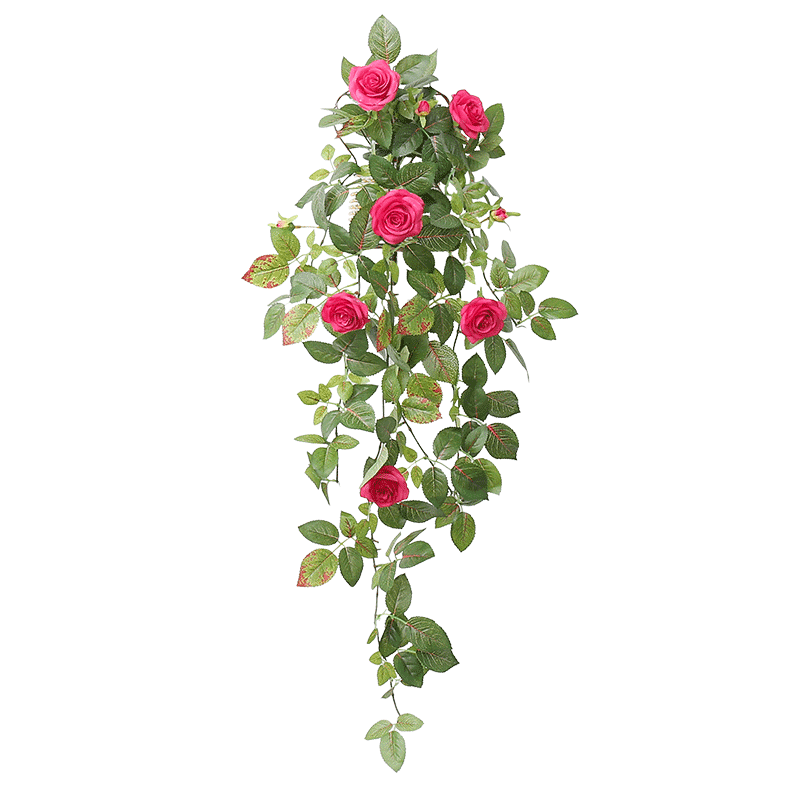 usd 19 21 decorative flower rattan wall hanging flower room hanging wall decoration flower wall hanging fake flower rattan rose wall hanging basket hanging flower hanging flower wholesale from china online shopping decorative flower rattan wall hanging