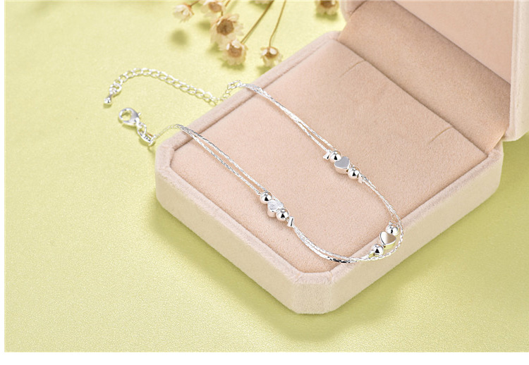 Vòng chân nữ phiên bản tiếng Nhật và tiếng Hàn của chuông đơn giản Sinh viên Hàn Quốc cá tính thời trang retro đôi chân mới trang sức mới lắc chân nữ inox
