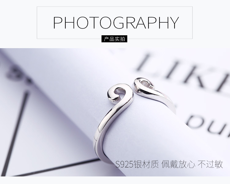 S925 sterling bạc chặt chẽ nhẫn chính tả Thái bạc Sun Wukong vàng hoop dính một cặp nhẫn nam và nữ cặp sinh viên nhẫn nhẫn vàng tây nam