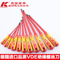 K brand original imported insulation small one-character Phillips screwdriver electrical insulation screwdriver screwdriver screwdriver tool